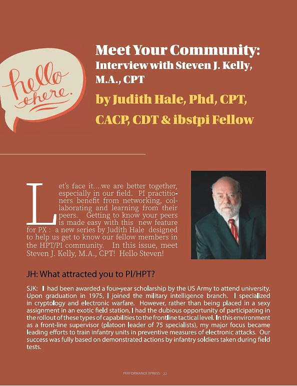 Steven Kelly interview part 1