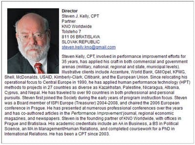 Steven Kelly ISPI Board of Directors