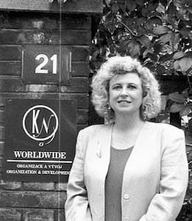 Mari Novak at Benesovska office