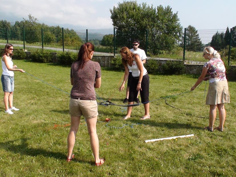 Group activity outdoors